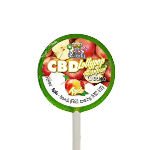 CBD Lollipops Apple 10 mg - 6 pièces