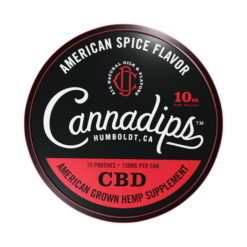 cannadips full american flavor 10mg pouches