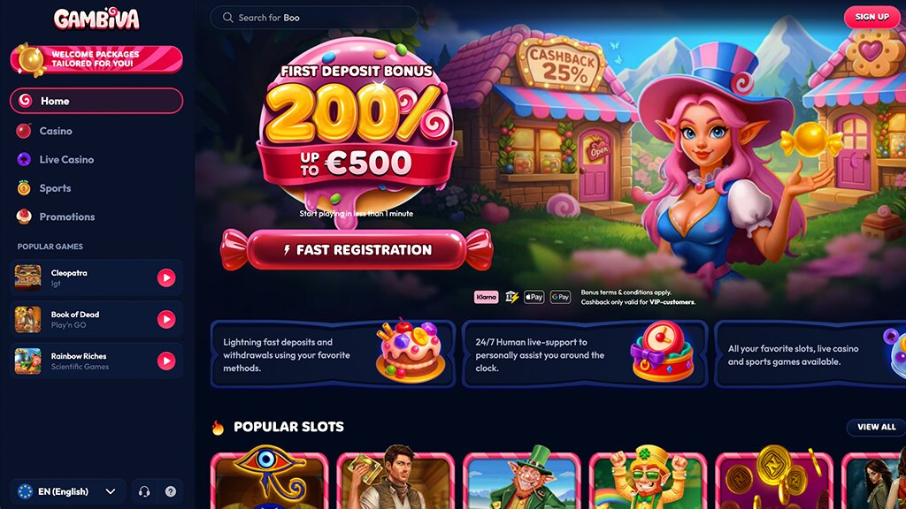 review over het no cruks casino van gambiva nederland